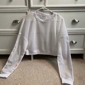 Alo mesh oversized sweatshirt